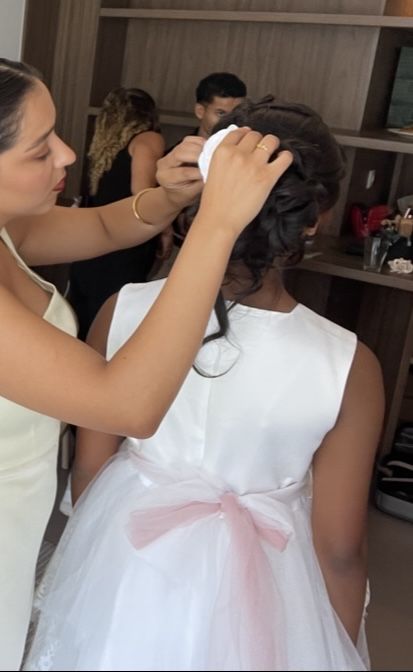 Vestido cerimónia criança branco