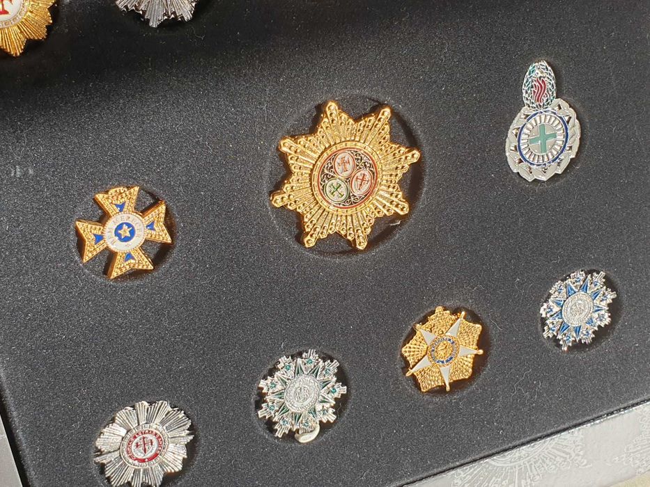 Condecorações Portuguesas - Banhadas Ouro e Prata