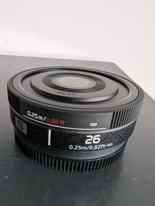 Lumix 26mm F8 (pancake)