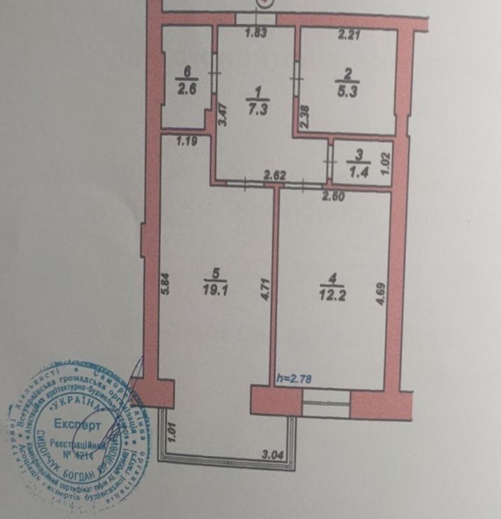 1но кімнатна в новобудові 48кв.м., ЖК ОЛІМПІЙСЬКИЙ