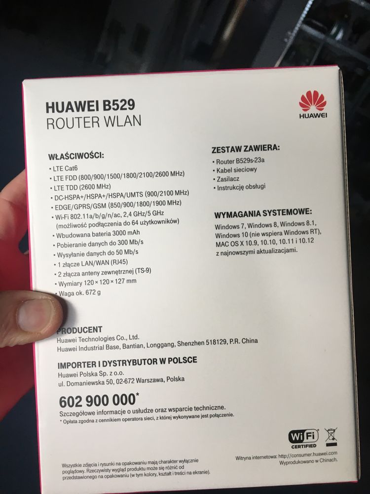 Router wlan huawei B529
