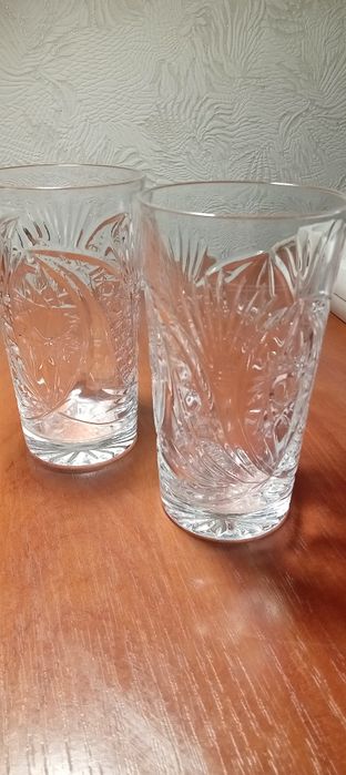 Продам 2 хрустальних стакана 180г