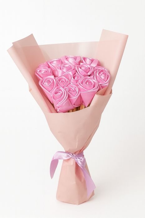 Букети з атласної стрічки