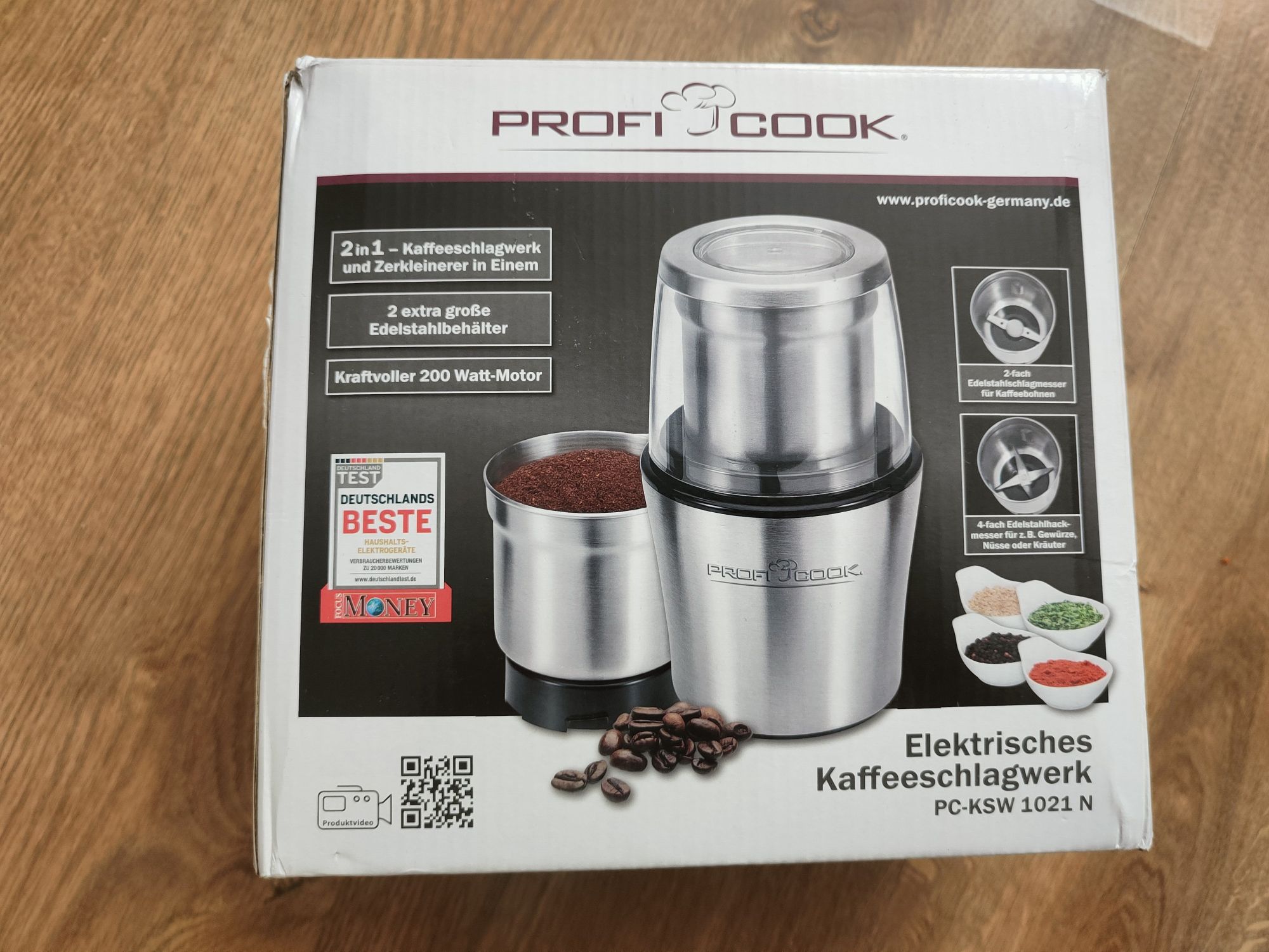 Młynek do kawy Profi cook, nowy Gwarancja