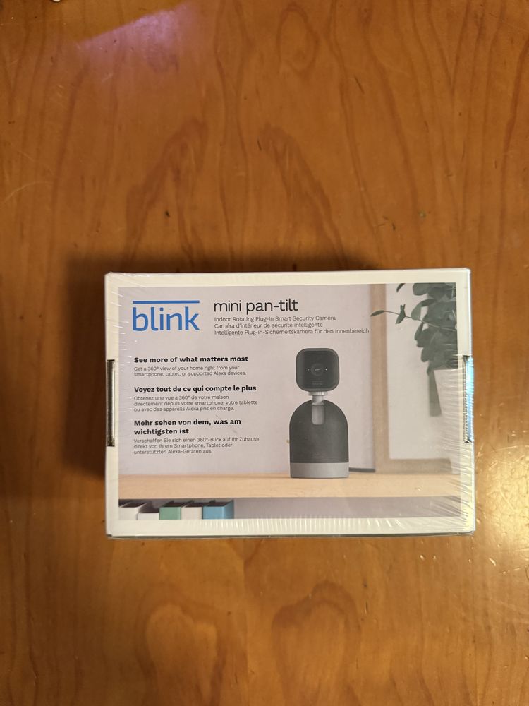 Camara Blink Mini Pan-Tilt Preta - Selada