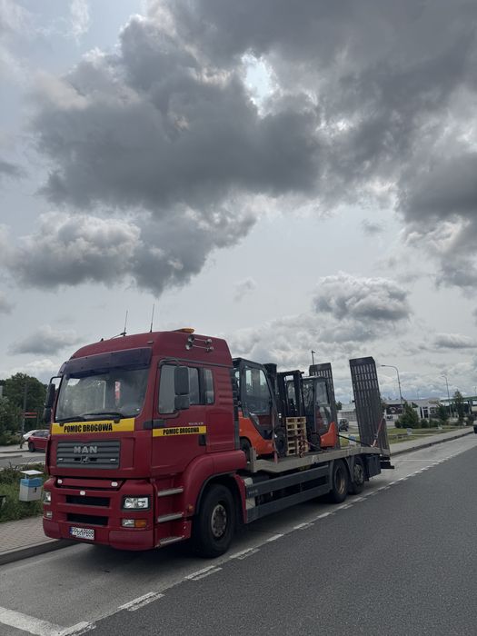 Transport maszyn / pomoc drogowa – do 14t – Cała Polska