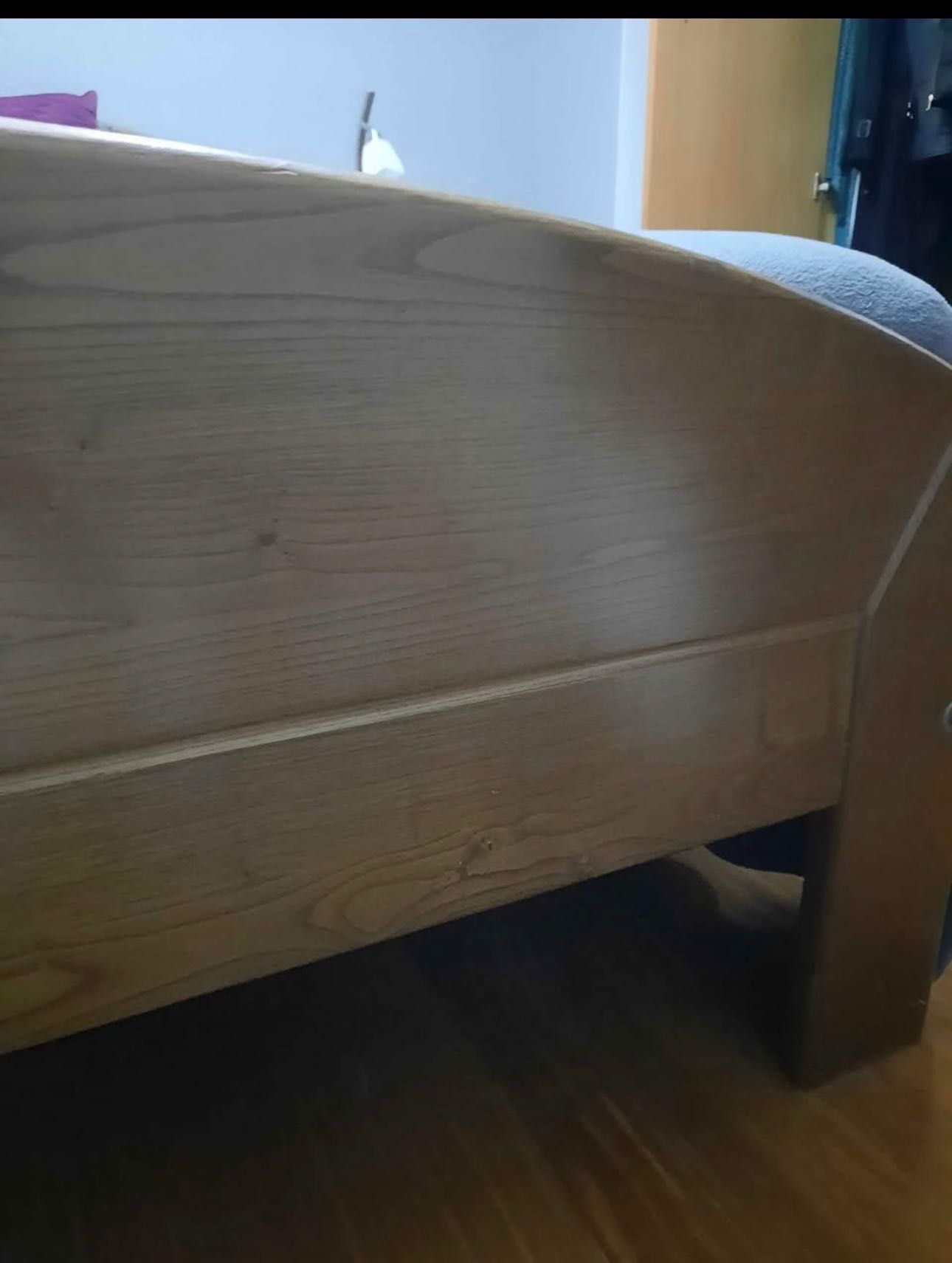 Cama casal madeira maciça