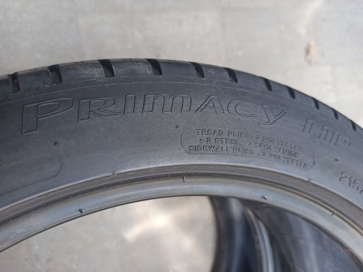 Летняя резина 215/45 R17 Michelin Primacy HP