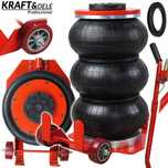 KRAFT&DELE Podnośnik Pneumatyczny 3500 Bałwanek 3.5t + Guma