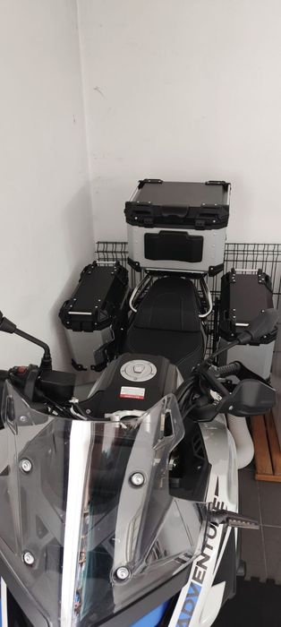 (NOVO) Malas Laterais + Top Case Alumínio Voge 525DSX