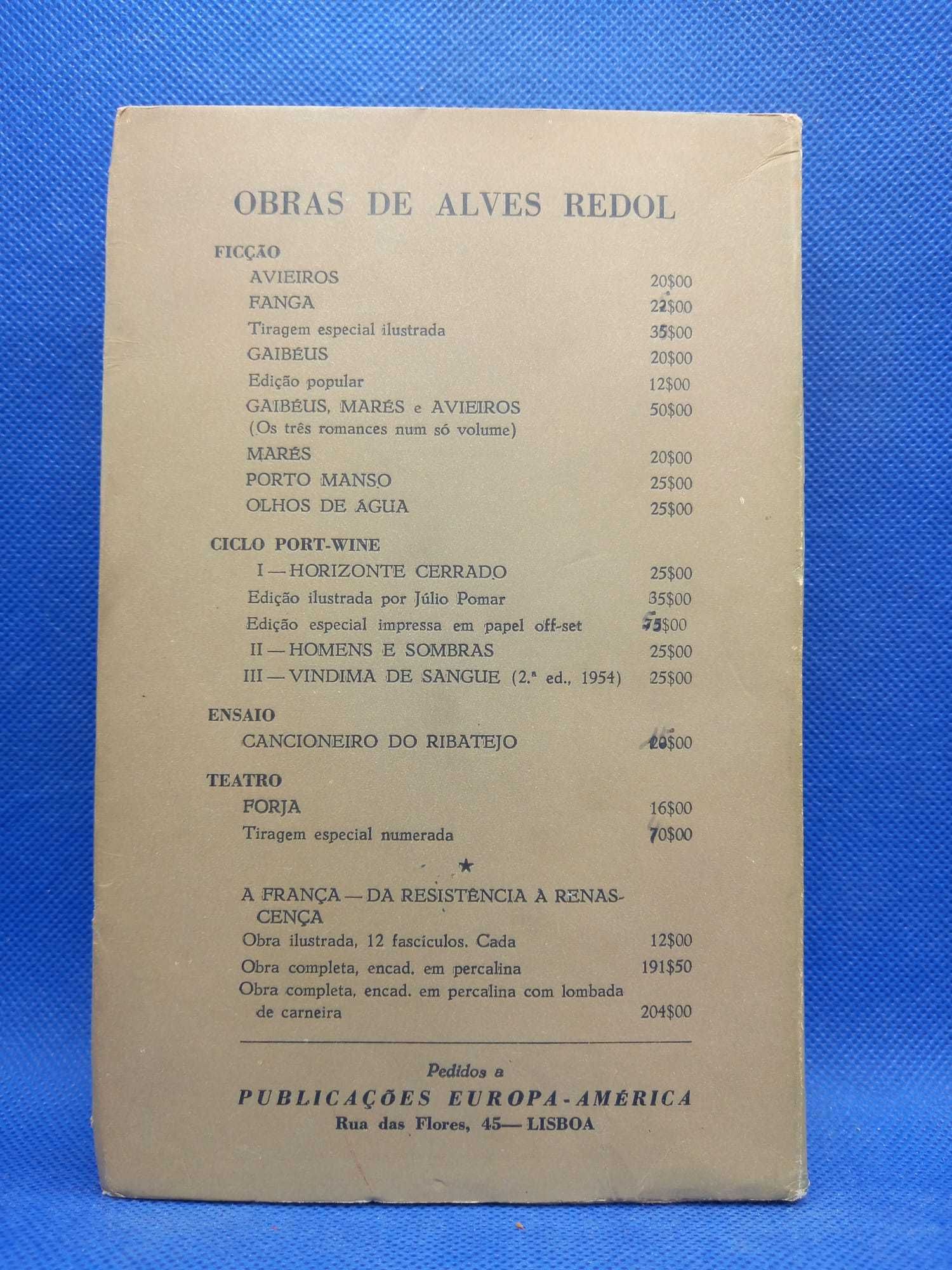 Livro - Alves Redol - Gaibéus - Ref-PV B