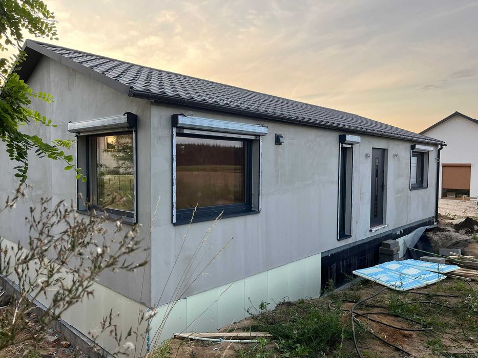 Dom modułowy 78m2 z projektem budowlanym .