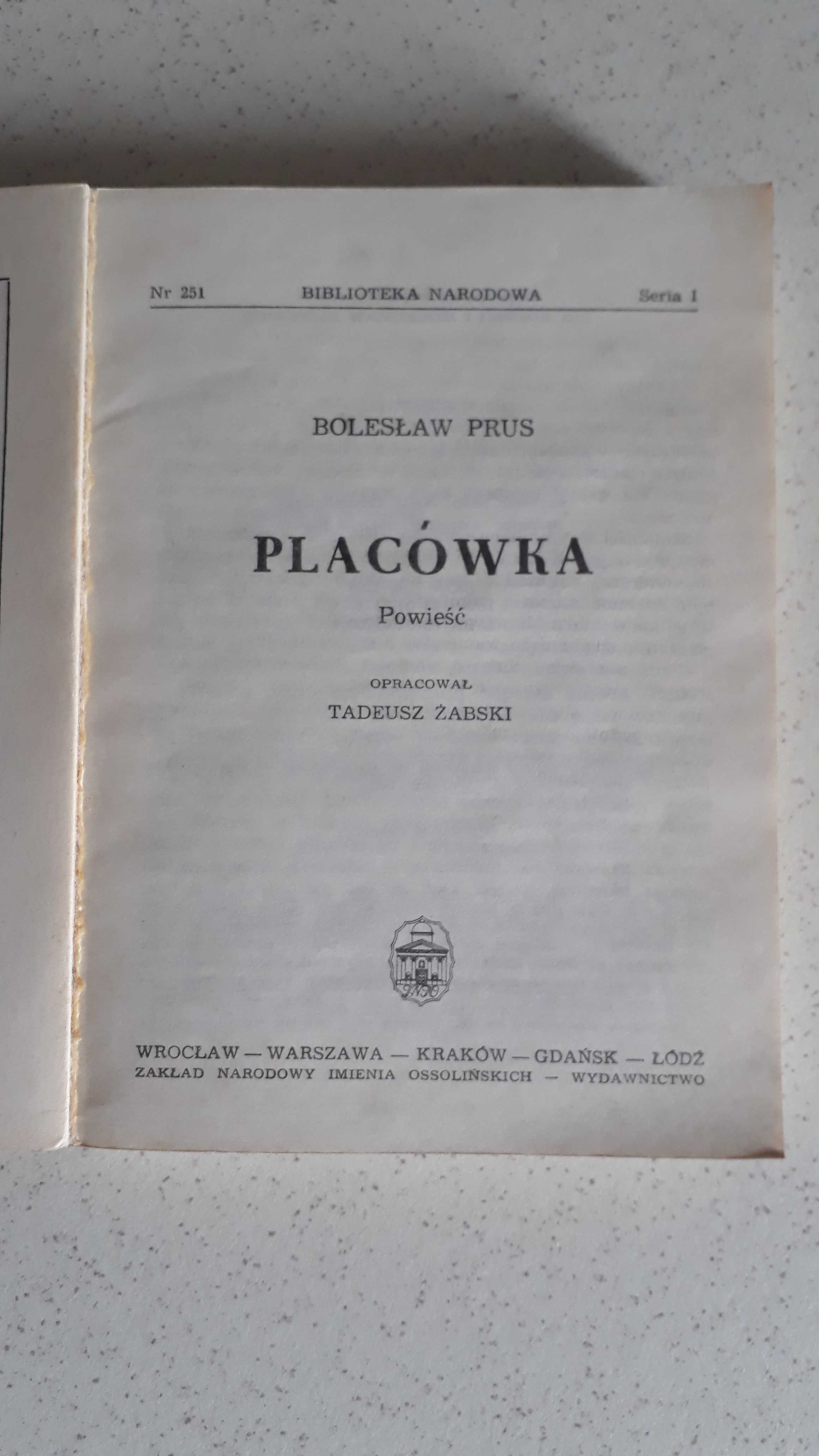 PLACÓWKA - Bolesław Prus (1987)