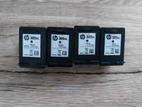 Kardidże na tusz czarny HP 305 XL, 4 sztuki + 3 szt kolorowe