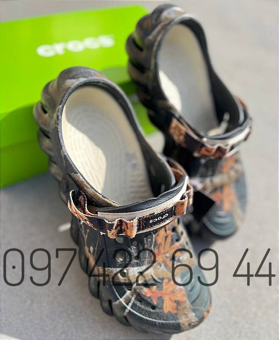 Новинка Крокс Crocs Echo Clog чоловічі з принтом Echo Clog Crocs