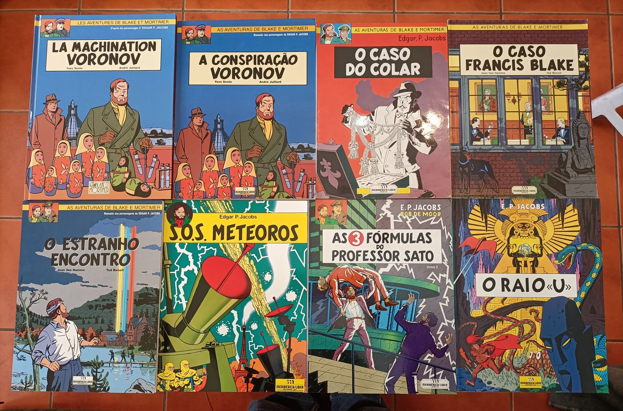 56 Álbuns Blake e Mortimer desde 1964