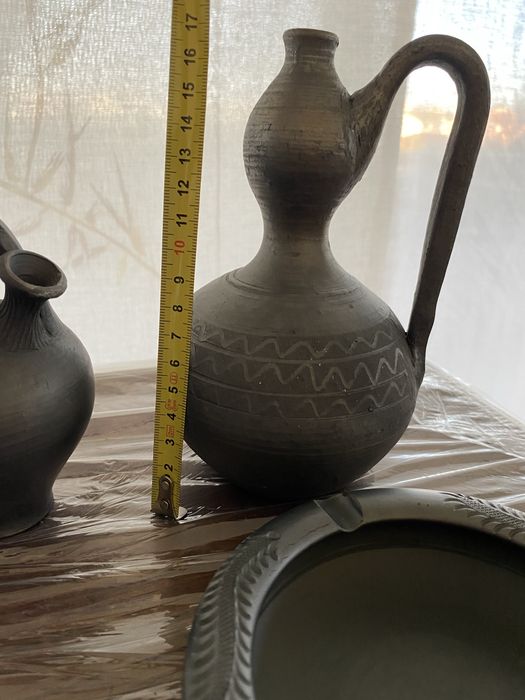 Peças  de louça preta / Olaria de Barro Negro