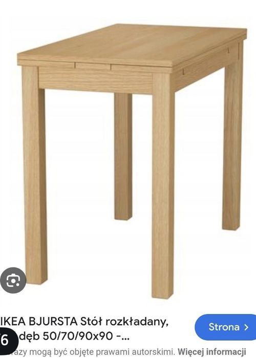 Stół rozkładany mały