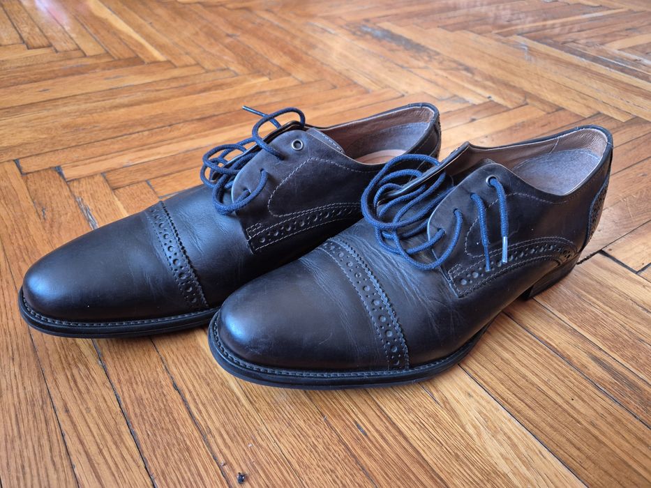 Туфлі чоловічі Оксфорд  коричневі 43р