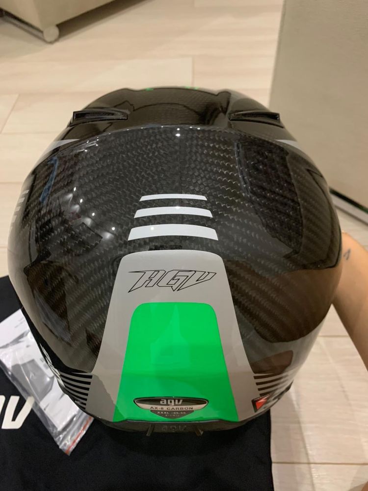 Мото шлем AGV AX-8 CARBON не thor fox shoei, мото екіпіровка