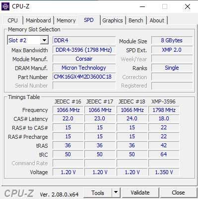 Pamięć RAM DDR4 Corsair Vengeance LPX 2x8GB 16GB 3600MHz