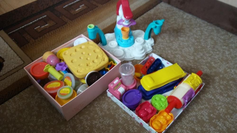 play doh zestaw ciastolina kuchnia zwierzęta formy