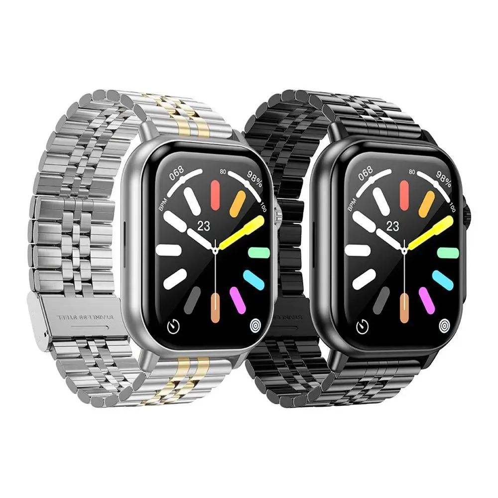 Smartwatch Hoco 2,02" TFT z fukcją rozmowy DYD02 złoto srebrny