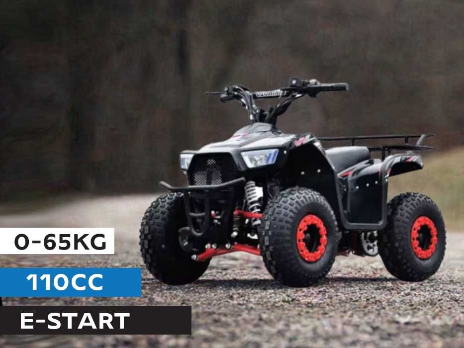 Quad Spalinowy HighPer ATV009 Coyote 110cc Czarny E-start Wersja 2025