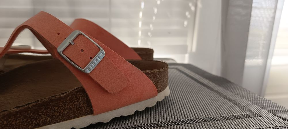 Биркенштоки шльопанці шльопки в'єтнамки Birkenstock Gizeh 39 рожеві
