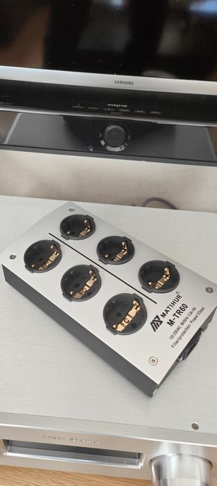 Listwa filtr zasilania Audio Super Jakość! Aluminium! Nowe! Super Cena