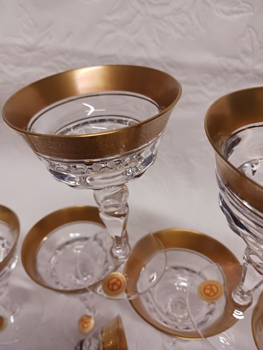 Klokotschnik luksusowe kieliszki do likieru nalewki szklo krysztalowe