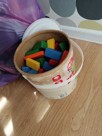 ODDAM zabawki klocki drewniane puzzle