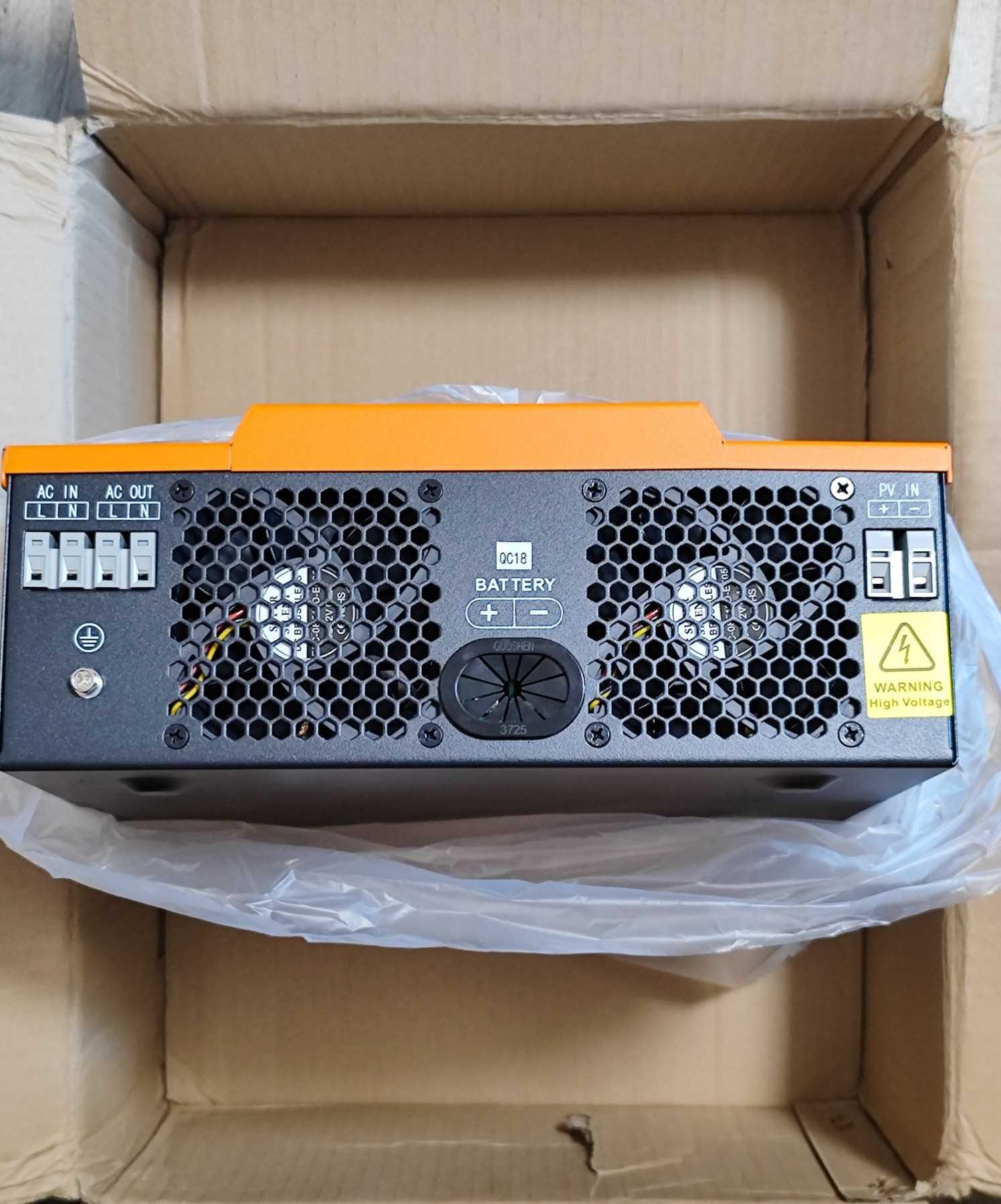 Інвертор гібридний сонячний POWMR 3.2kw 24v MPPT 80a