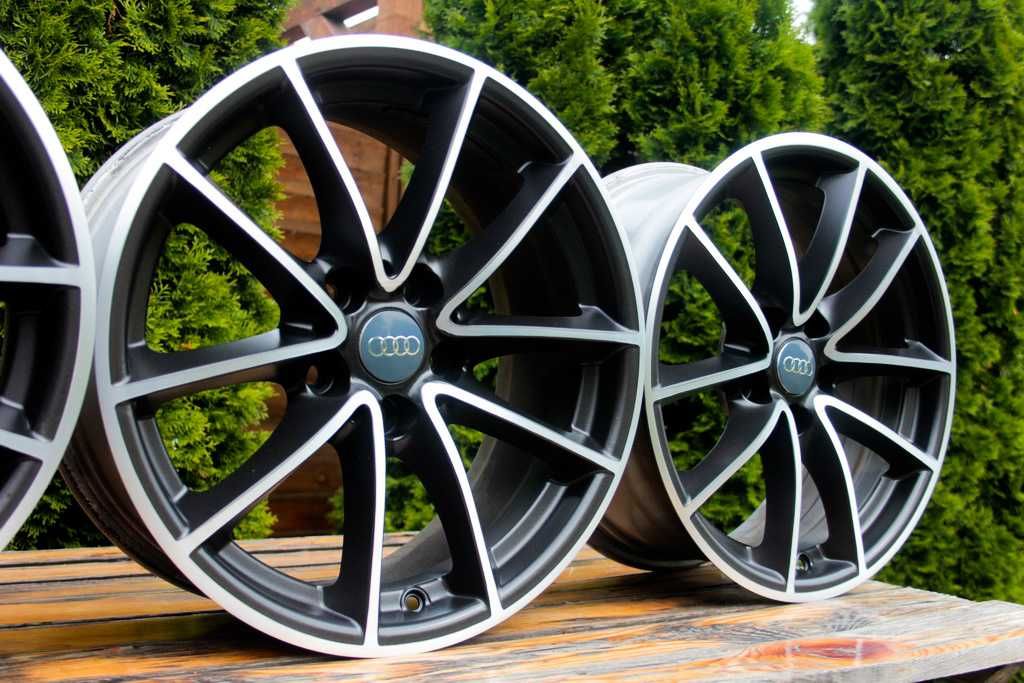 5x112 17 cali Audi A3 A4 A5 A6 A7 A8 jak nowe CIEMNY GRAFIT