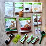 Mix próbek zestaw produktów koktajl batony