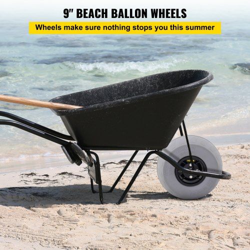 Rodas de Praia Infláveis de 10 polegadas com Capacidade de 35 kg