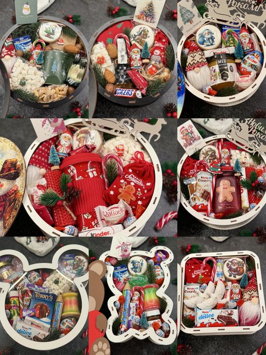 Новорічний подарунок Бокс Подарунок на Миколая Корпоративні подарунки