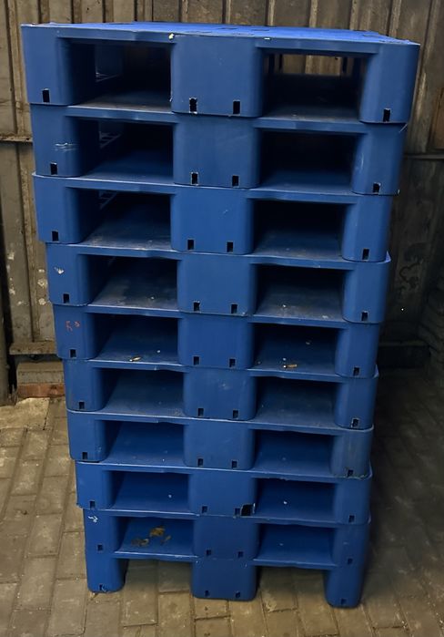 Euro Palety plastikowe niebieskie