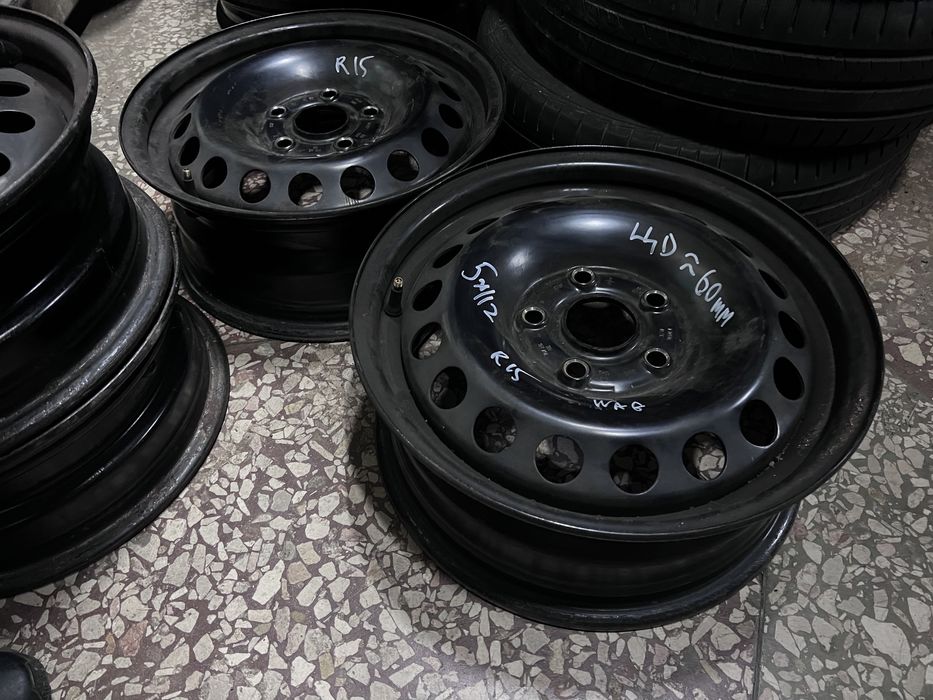 Диски R15 залізні комплект 5*112;Сталеві диски бу