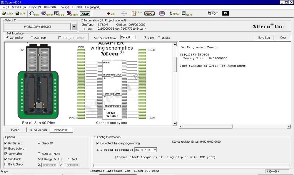 Прошивка микросхем памяти и микроконтроллеров!  Nand, SPI, Eeprom.