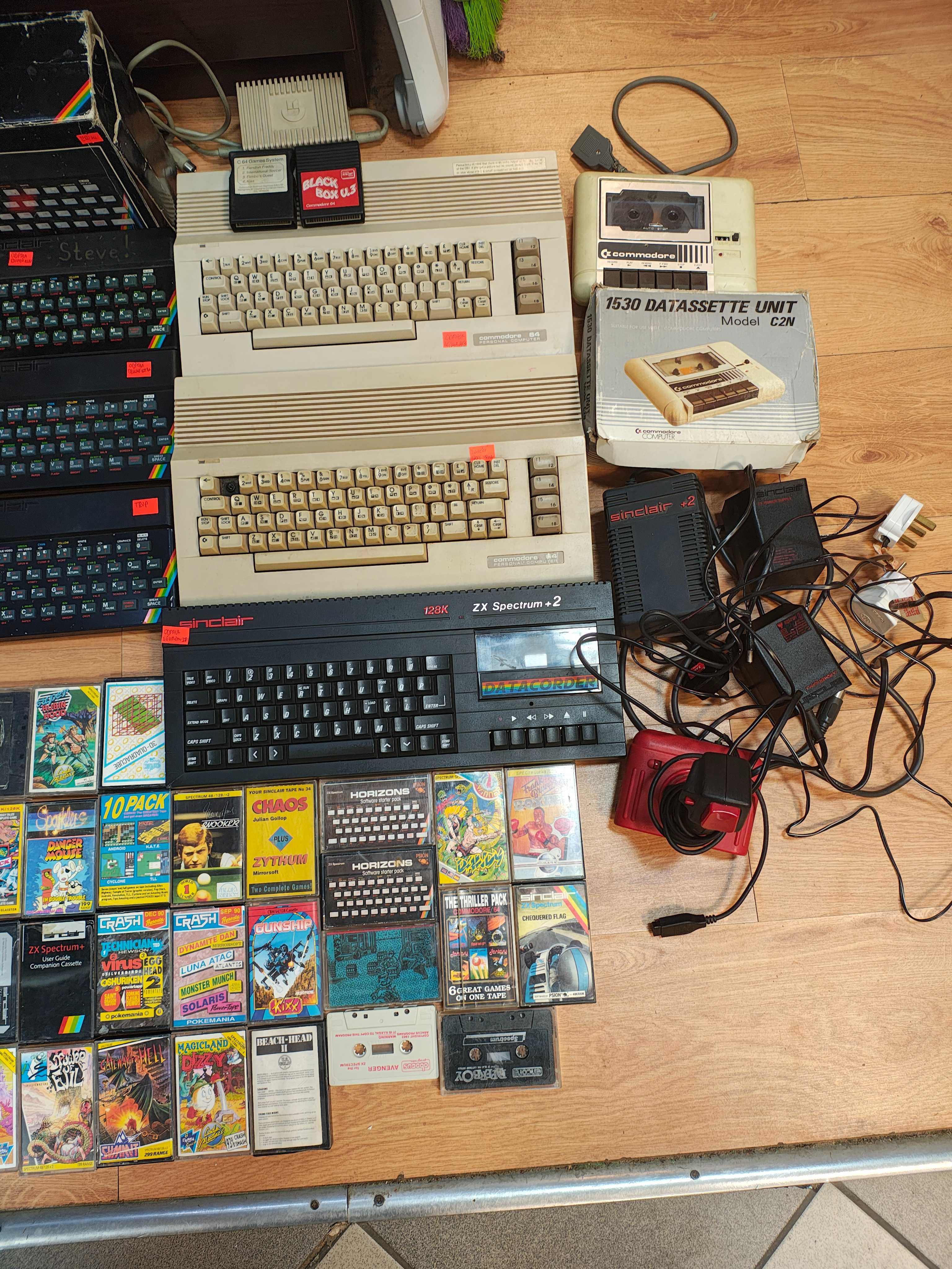 Ogromny Zestaw Retro PC Commodore ZX Spectrum Konsola Terminator GRY