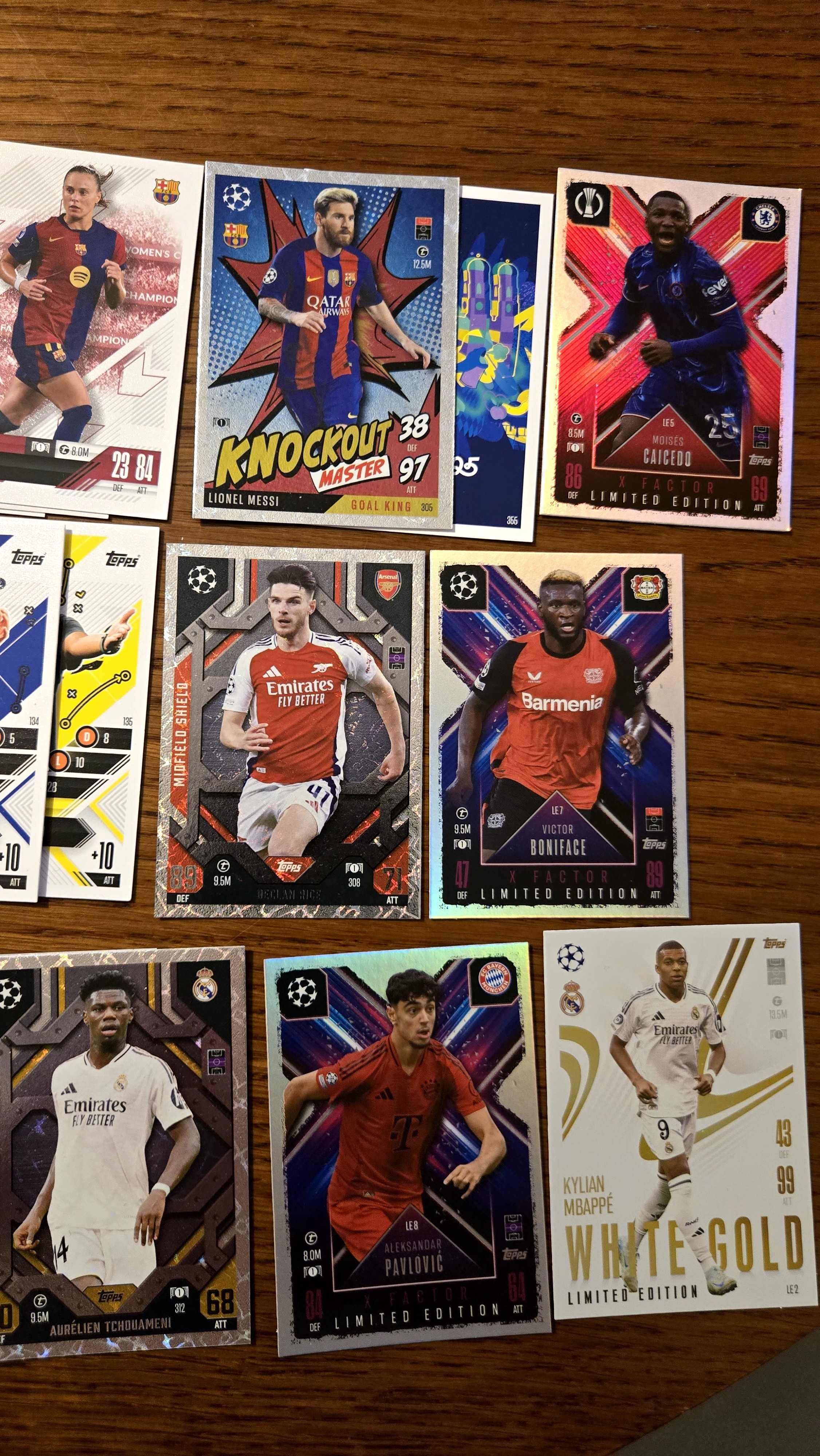 Zestaw kart topps match attax extra 2024/2025