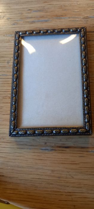 Ramka na zdjęcie mosiężna