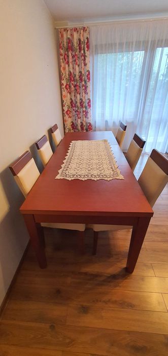 Stół, Dostawka, Krzesła