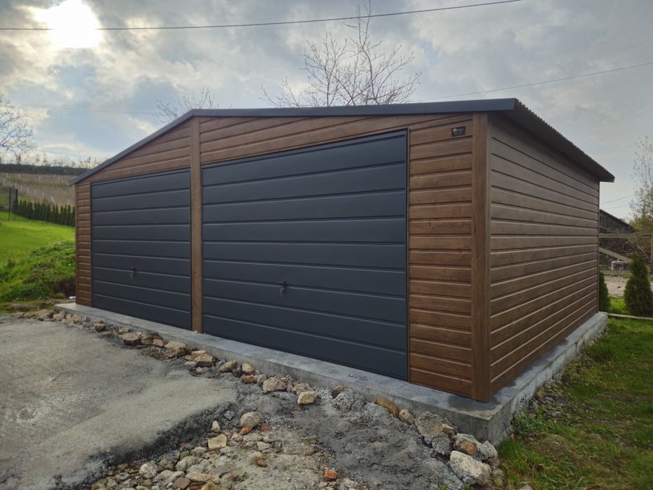.7x6 POD Garaze Blaszane Garaz Blaszany Blaszak Blaszaki NOWOCZESNY