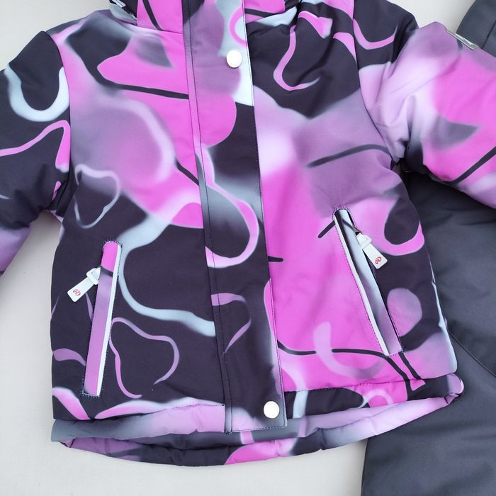 Зимовий термо комбінезон для дівчаток на зріст 86,92,98,104,110