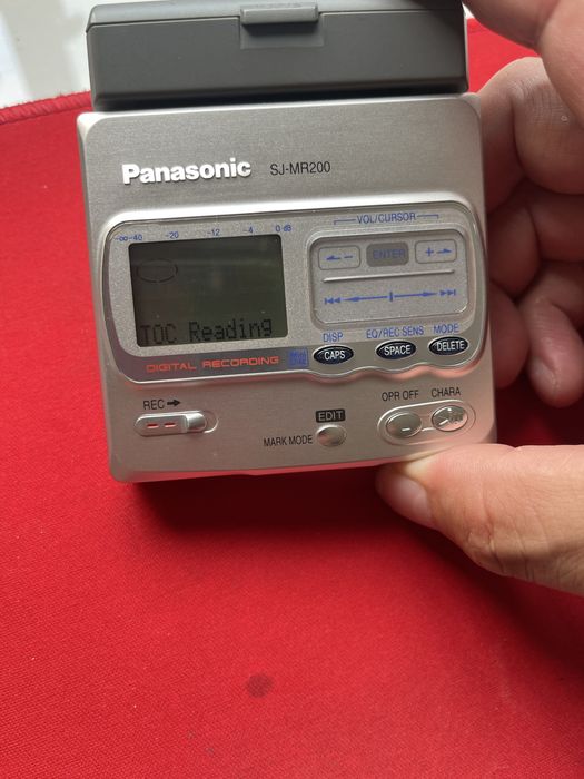 Leitor minidisc panasonic