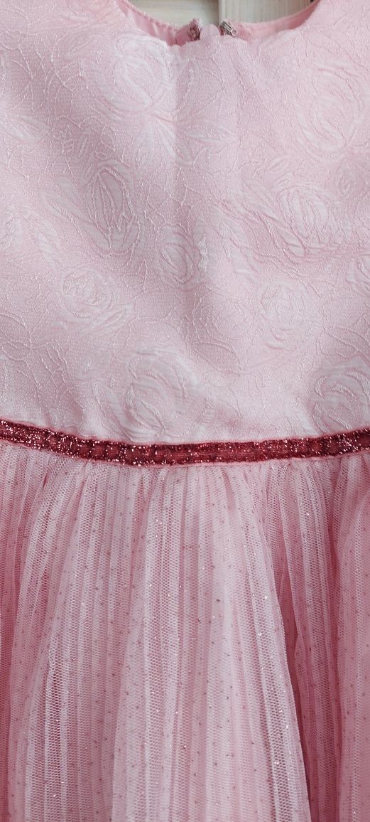 Святкова рожева сукня 92-98