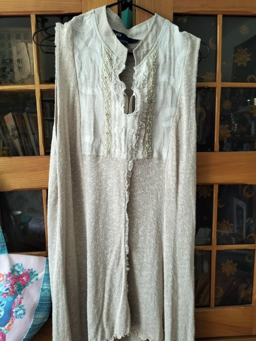 Beżowa tunika; aria; rozmiar 3XL