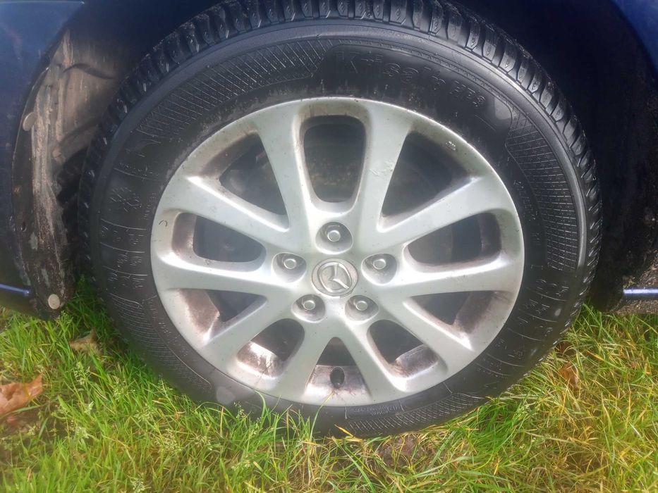 koła zimowe 5x114,3 mazda 205/55 r16 7mm alufelgi